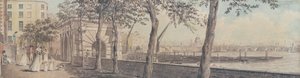 Vue du pont de Blackfriars, depuis York Terrace, 1786 - English School